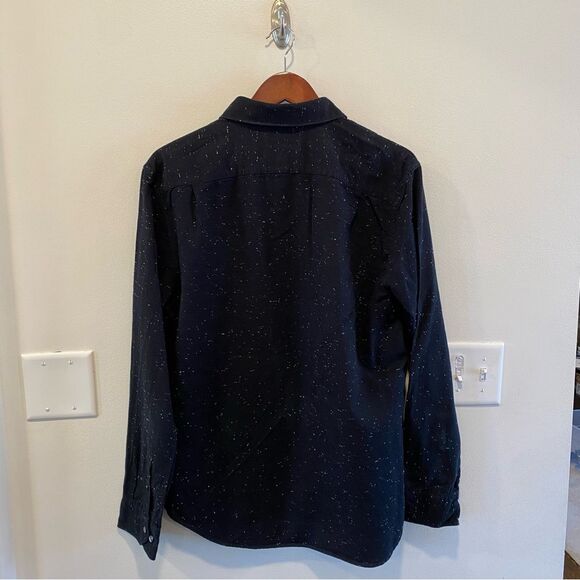 Bonobos men’s Black White Flannel Button Down Slim Fit Shirt size large - Picture 7 of 10